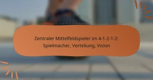 Zentraler Mittelfeldspieler im 4-1-2-1-2: Spielmacher, Verteilung, Vision
