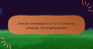 Zentraler Verteidiger im 4-1-2-1-2: Deckung, Luftduelle, Führungskompetenz